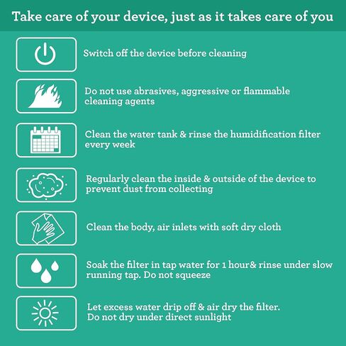 GuruNanda AeroMist - مرطب وموزع 2 في 1 بتقنية الموجات فوق الصوتية، رذاذ بارد لمدة 46 ساعة، تغطية 350 قدم مربع وإيقاف تلقائي - موزع روائح علاجية خالٍ من مادة BPA لليوجا وغرف المعيشة والمنتجعات الصحية in Kuwait