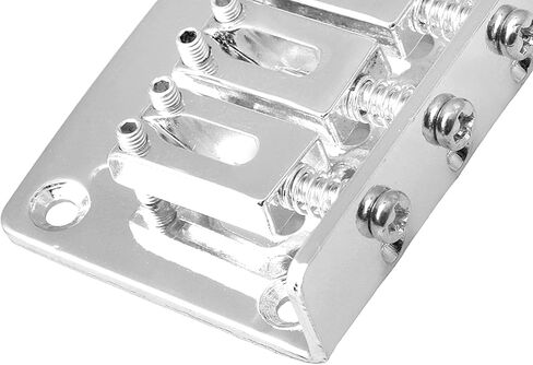 Yibuy 5PCS 3 String Fixed Guitar Bridge Zinc Alloy Electric Guitar Bridge w/Screws & Wrenches in Saudi Arabia