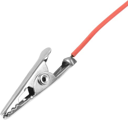 uxcell 9V Battery Snap Connector to Insulated Dual Alligator Clips Test Cable 13cm Length for Electric Testing Work, 5 Pcs in Saudi Arabia