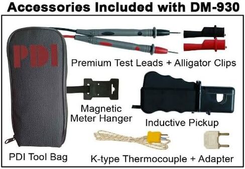 جهاز قياس متعدد محمول باليد من PDI DM-930، أزرق in Kuwait