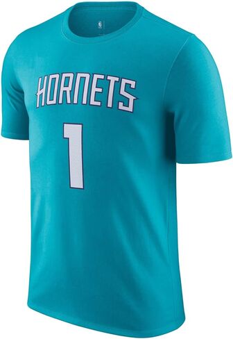 تي شيرت LaMelo Ball Charlotte Hornets NBA للأطفال الشباب 8-20 باللون الأزرق المخضر in Saudi Arabia