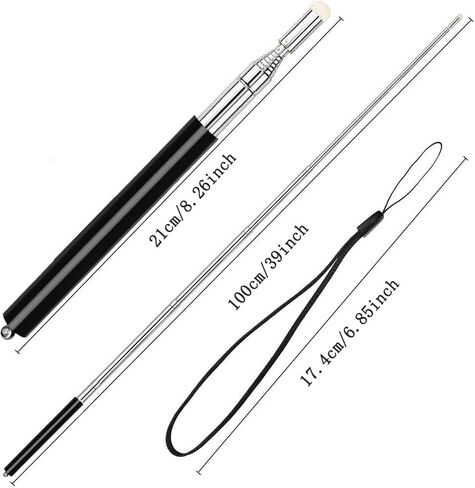 3 PCS Telescopic Presentation Pointer,Telescopic Pointer Stick with Hand Lanyard, Presentation Pointers for Teachers, Teaching Pointer,for Classroom Teaching Whiteboard Pointer Stick in Saudi Arabia