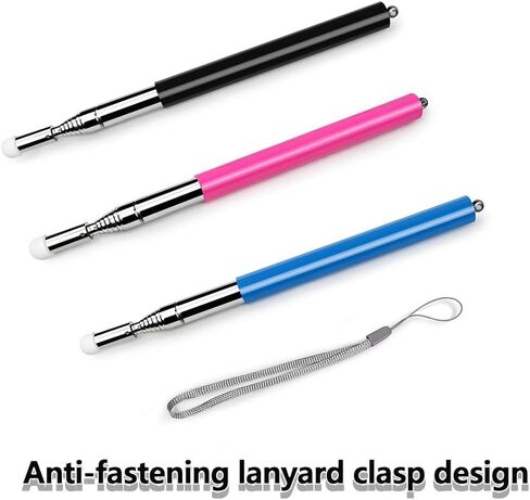3 PCS Telescopic Presentation Pointer,Telescopic Pointer Stick with Hand Lanyard, Presentation Pointers for Teachers, Teaching Pointer,for Classroom Teaching Whiteboard Pointer Stick in Saudi Arabia