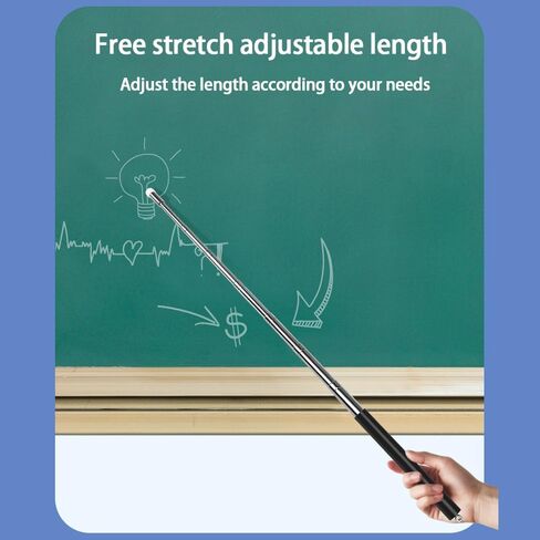3 PCS Telescopic Presentation Pointer,Telescopic Pointer Stick with Hand Lanyard, Presentation Pointers for Teachers, Teaching Pointer,for Classroom Teaching Whiteboard Pointer Stick in Saudi Arabia