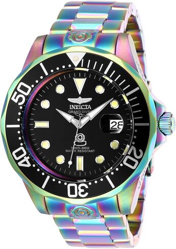 Invicta Men's Pro Diver Automatic-self-Wind Diving Watch with Stainless-Steel Strap, Multi, 20 (Model: 26601) in Saudi Arabia
