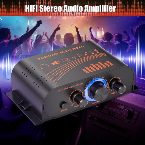 مضخم طاقة صوتي بحد أقصى 50 وات × 2، مكبر صوت صغير بقناتين من الفئة D مع مدخل RCA لمكبر صوت السيارة المنزلي ودورة الألعاب DIY، مستقبل مضخم الصوت المنزلي هاي فاي (بدون محول الطاقة) in Kuwait