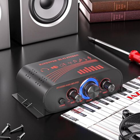 مضخم طاقة صوتي بحد أقصى 50 وات × 2، مكبر صوت صغير بقناتين من الفئة D مع مدخل RCA لمكبر صوت السيارة المنزلي ودورة الألعاب DIY، مستقبل مضخم الصوت المنزلي هاي فاي (بدون محول الطاقة) in Kuwait
