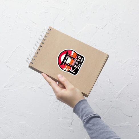 Kyoto Japan Sticker Weatherproof Vintage Decal Vinyl Small Waterproof for Water Bottle Mug Passport Scrapbook Notebook Laptop Tumbler Skateboard Computer Phone 4" in Saudi Arabia