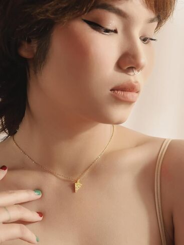 Kawaii لطيف لذيذ مطلية بالذهب الفاكهة الغذاء قلادة القلائد، بسيطة مجوهرات اكسسوارات هدايا للنساء الفتيات in Kuwait