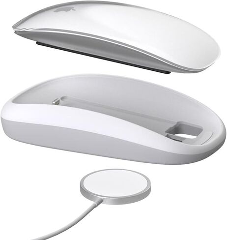دعامات قاعدة شحن لاسلكية مريحة للجيل الثاني من Magic Mouse، دعامات إكسسوارات مثالية لقبضة مريحة، وزيادة الراحة والتحكم الكامل، وتدعم قاعدة شحن لاسلكية سريعة (عبوة واحدة) in Kuwait