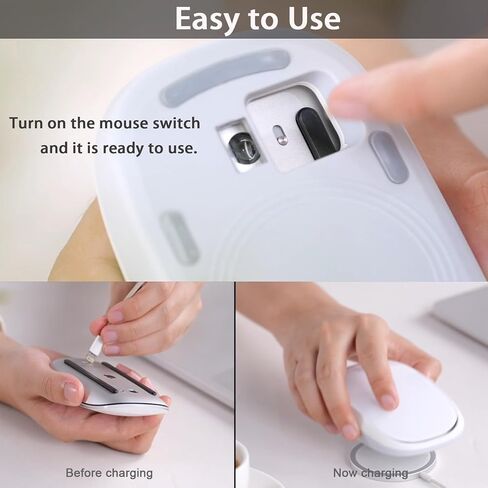 دعامات قاعدة شحن لاسلكية مريحة للجيل الثاني من Magic Mouse، دعامات إكسسوارات مثالية لقبضة مريحة، وزيادة الراحة والتحكم الكامل، وتدعم قاعدة شحن لاسلكية سريعة (عبوة واحدة) in Kuwait