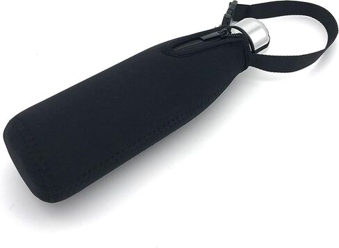 Wanty Neoprene 17 Oz Insulated Water Drink Bottle Cooler Carrier Cover Sleeve Tote Bag Pouch Holder Strap for Climbing Cycling and Running Outdoor Activities in Kuwait