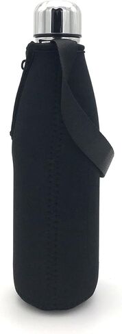 Wanty Neoprene 17 Oz Insulated Water Drink Bottle Cooler Carrier Cover Sleeve Tote Bag Pouch Holder Strap for Climbing Cycling and Running Outdoor Activities in Kuwait