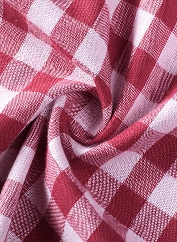 JMIERR Mens Casual Button Down Short Sleeve Shirts 100% Cotton Plaid Summer Shirts for Men with Pockets in Saudi Arabia