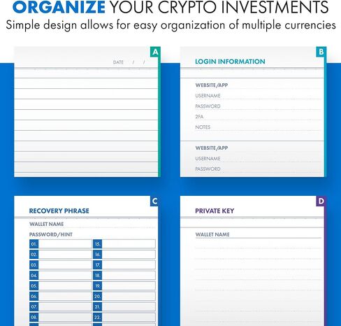 دفتر تخزين عبارات بذور التشفير من ستوريوم - كتاب ورقي حجري مقاوم للماء - حافظ على عبارة استرداد العملة المشفرة الخاصة بك آمنة ومأمونة - مجلة احتياطية لمحفظة التخزين البارد - حجم الجيب 2 حزمة in Saudi Arabia