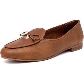 Nautica Woman Flat Loafers Designer Penny Shoes Slip On - Soft, Durable and Flexible Luxury Resistant, Lightweight & Comfortable Everyday Moccasins - Kelline