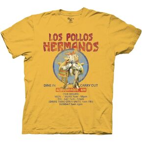 تي شيرت Ripple Junction Breaking Bad Los Pollos Hermanos للرجال البالغين in Kuwait