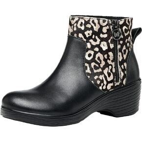 Alegria Serina Womens Leather Wedge Ankle Boots in Saudi Arabia