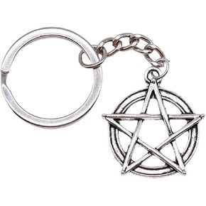 Pentagram Keychain, Pentacle Keyring, Protection Charm, Wiccan Gift, Halloween Keychain, Witchy Gift, Pentagram Keyring, Pentacle Keychain in Saudi Arabia