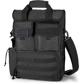 Tactical Briefcase,15.6 Inch Military Laptop Messenger Bag Shoulder Crossbody Bag Handbag for Men