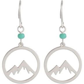 أقراط متدلية على شكل قرص جبلي من LAONATO مطلية بالنحاس in Kuwait