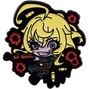 The Saga of Tanya The Evil Youjo Senki Anime Manga 1.1" Enamel Pin Badge