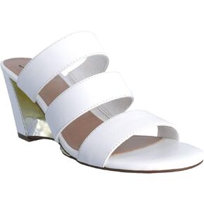 Impo International VESTIE Sculptured Wedge Sandal with Memory Foam, Natural, 8.5
