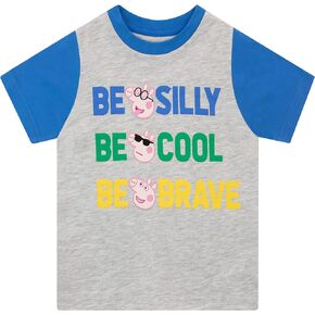 Peppa Pig T Shirt | George Pig Boys Tshirts | 100% Cotton Tee Shirts for Kids