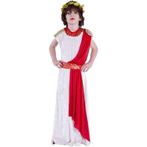 Boy Roman Costume Cosplay Kids Toga Outfits for Halloween Party