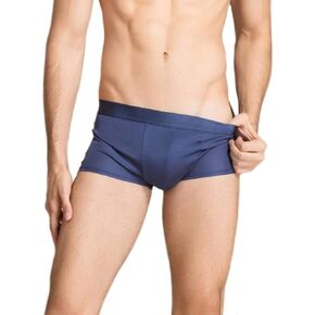 MESHIKAIER 100% Mulberry Silk Men’s Boxer Briefs Elastic Underwear Underpants Breathable and Healthy