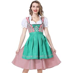 Women's Dirndl Dress, Dirndl Blouse Traditional Oktoberfest for Oktoberfest Carnival in Saudi Arabia