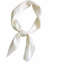 pure color square scarf head scarf neckerchief for Women 27 by 27 Inch