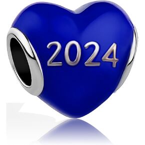 2024 Wife Mother Bow Tie Red Blue Heart Womens Beads Charms Fits Pandora Bracelet Mom Daughter Sister Grandma Birthday