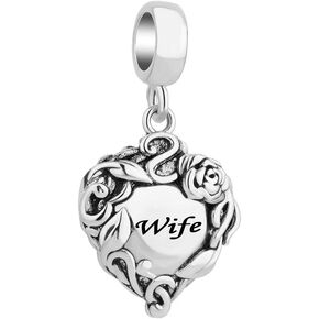 CharmSStory Mom Dangle Charm Bead for Bracelet