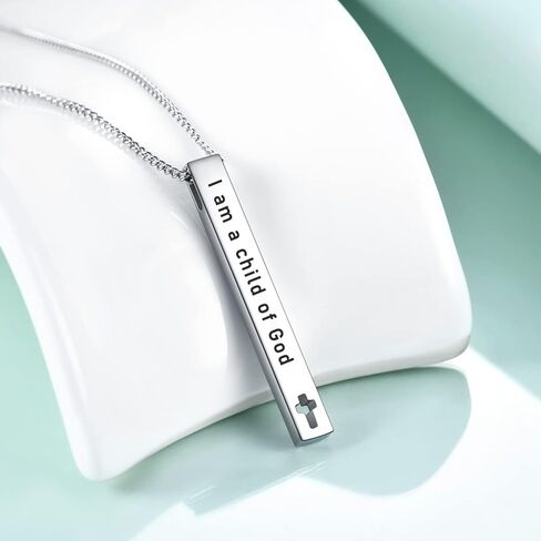 Rnivida Christian Bible Verse Bar Necklaces for Women, Religious Faith Inspirational Birthday Jewelry Gift in Saudi Arabia