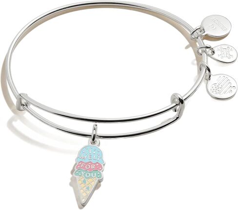 سوار Alex and Ani I Melt For You فضي مقاس واحد in Saudi Arabia