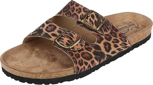 Northside Womens Mariani Leather Strap Cork Sandal in Saudi Arabia