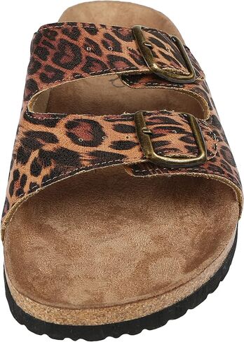 Northside Womens Mariani Leather Strap Cork Sandal in Saudi Arabia