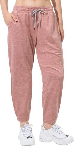 maamgic Womens Joggers Stretch Comfy Jogger Pants with Zipper Pockets Athletic Pants for Workout Running Jogging in Saudi Arabia