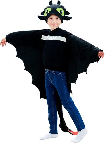 عباءة كاجستر للأطفال، عباءة تنين، قطعة واحدة، أزياء الهالوين التنكرية in Kuwait