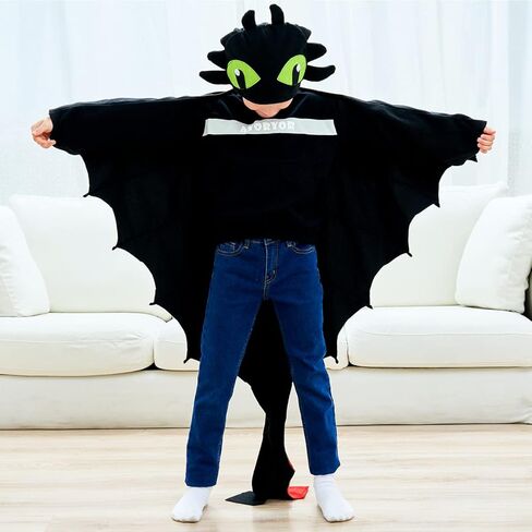عباءة كاجستر للأطفال، عباءة تنين، قطعة واحدة، أزياء الهالوين التنكرية in Kuwait