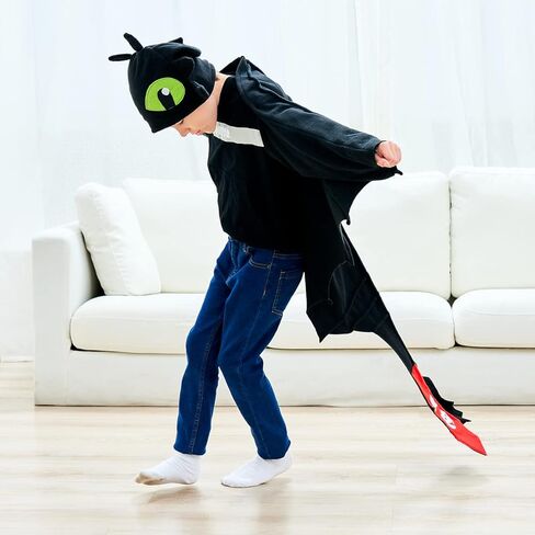 عباءة كاجستر للأطفال، عباءة تنين، قطعة واحدة، أزياء الهالوين التنكرية in Kuwait