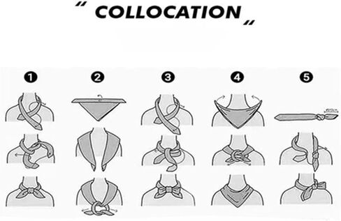 pure color square scarf head scarf neckerchief for Women 27 by 27 Inch in Kuwait