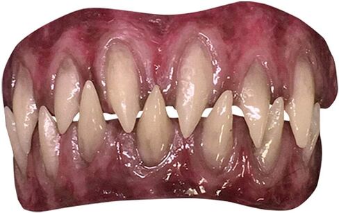 Bitemares Horror Demon Costume Teeth Red in Saudi Arabia