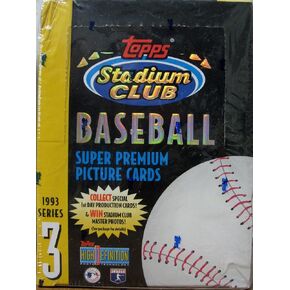 1993 Topps Stadium Club Series 3 صندوق هواية البيسبول - 24P in Saudi Arabia