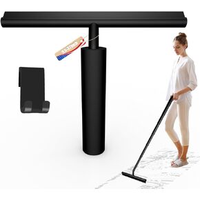 Shower Squeegee for Glass Doors, Window Squeegee with Extension Pole, Squeegee for Shower Glass Door, Squeegee for Window Cleaning for Home Cleaning, Glass Door, Tile Wall, Car