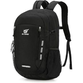 SKYSPER Hiking Backpack 30L Lightweight Travel Backpack Hiking Day Pack for Men Women(Black)