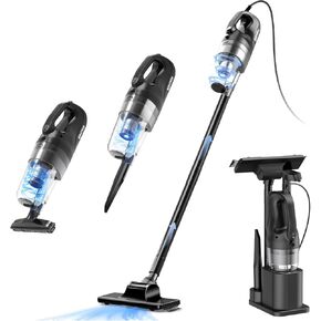 SOWTECH Croded Vacuum Cleaners 20Kpa Powerful Suction Ultra-Light Stick Vacuum for Hard Floor Pet Hair Vacuum
