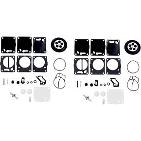 2 Pack Carburetor Rebuild Kits Replacement for Yamaha Superjet Waverunner Wave Blaster Polaris Seadoo 650 717 720 787 800