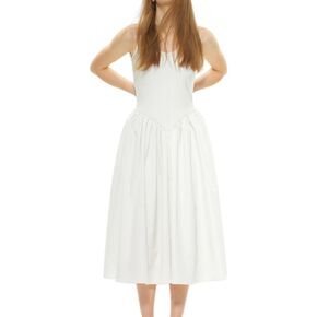 Women Summer Casual Sleeveless Crewneck Sundress Sexy Tank Top Maxi Long Dress Plain Flowy Dresses with Pockets